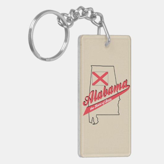 アラバマハートオブディキシー キーホルダー (正面左)