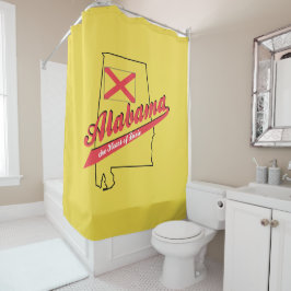 アラバマハートオブディキシー シャワーカーテン