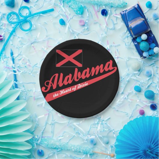 アラバマハートオブディキシー ペーパープレート (パーティー)