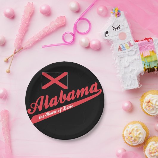 アラバマハートオブディキシー ペーパープレート (パーティー)