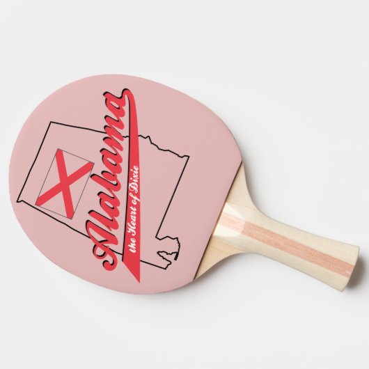 アラバマハートオブディキシー 卓球ラケット (横)