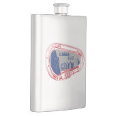 アラバマヒルズ登山カラビナー フラスク (右)