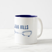 アラバマヒルズ登山クイックドロー ツートーンマグカップ (正面右)