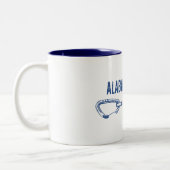 アラバマヒルズ登山クイックドロー ツートーンマグカップ (左)