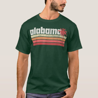 アラバマビンテージレトロ70s 80s 90sギフトビーチPalm T Tシャツ