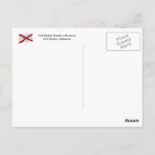 アラバマフォートラッカーポストカード ポストカード (裏面)