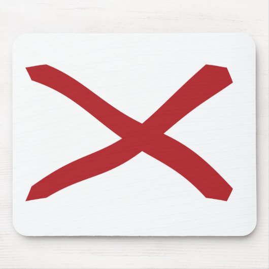 アラバマフラッグマウスパッド マウスパッド (正面)
