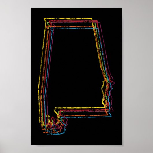 アラバマプライドぼやけ ポスター (正面)