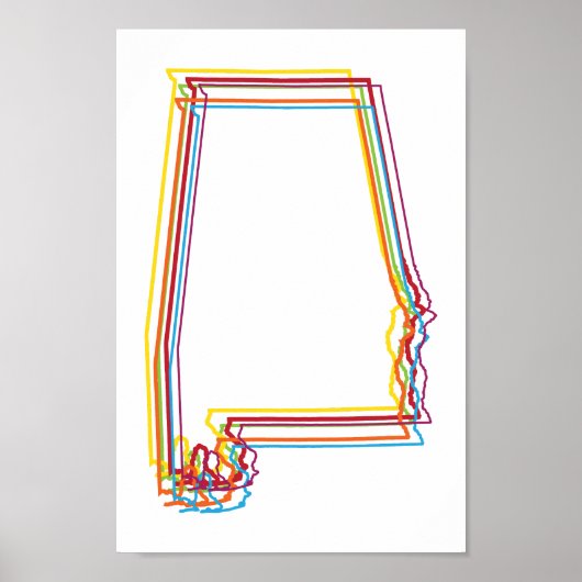 アラバマプライドぼやけ ポスター (正面)