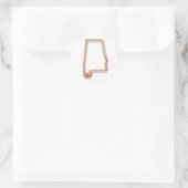 アラバマプライドぼやけ ラウンドシール (バッグ)