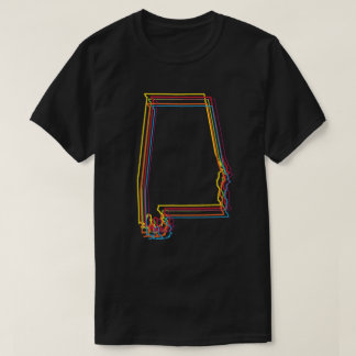 アラバマプライドぼやけ Tシャツ