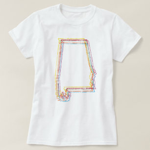 アラバマプライドぼやけ Tシャツ