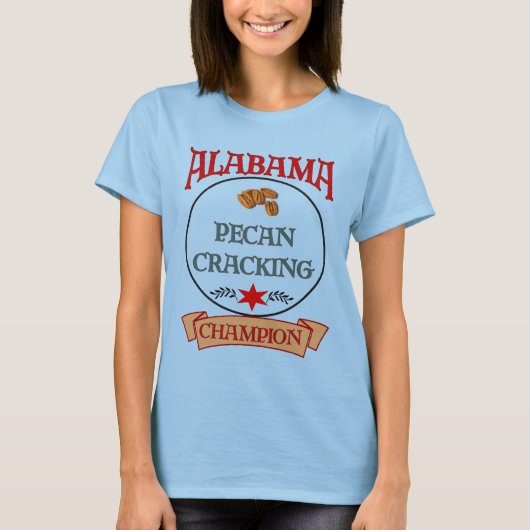 アラバマペカンクラッキングシャンプ Tシャツ (正面)