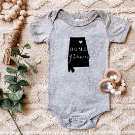 アラバマホームグロウン州ティー ベビーボディスーツ