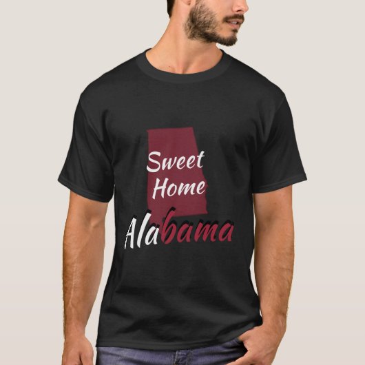 アラバマホームスウィートホーム州のプライド Tシャツ (正面)