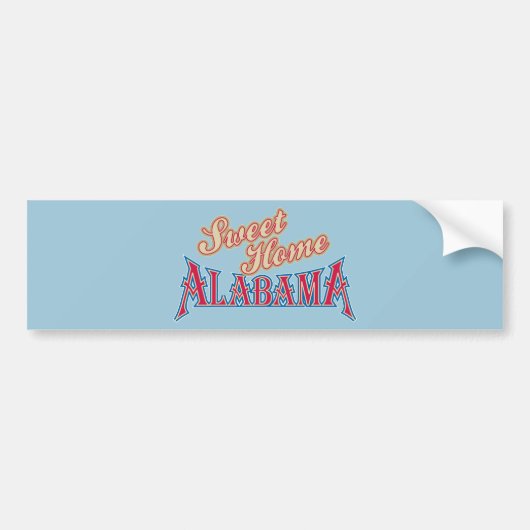 アラバマホーム バンパーステッカー (正面)
