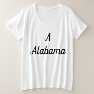 アラバマモノグラム プラスサイズTシャツ