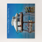 アラバマモバイルベイハッピー感謝祭の娘 ジグソーパズル (縦)