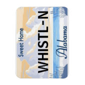 アラバマライセンスプレートマグネット マグネット (縦)