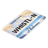 アラバマライセンスプレートマグネット マグネット (左側)