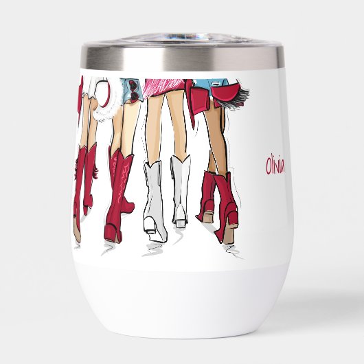 アラバマレディースカウボーイブーツクリムゾンカスタムファッション (正面)