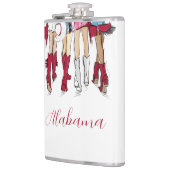 アラバマレディースカウボーイブーツハズクリムゾン フラスク (左)