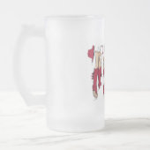 アラバマレディースカウボーイブーツハズクリムゾン フロストグラスビールジョッキ (左)