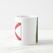 アラバマン国旗+地図マグカップ コーヒーマグカップ (中央)