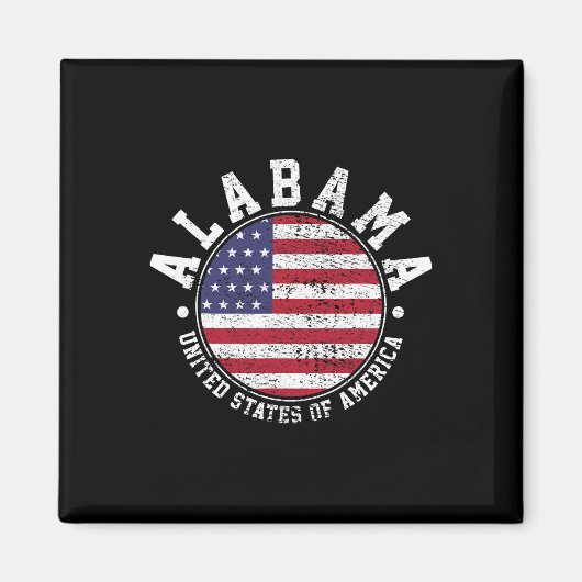 アラバマヴィンテージ マグネット (正面)