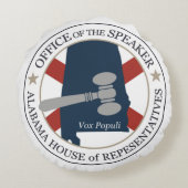 アラバマ下院議長 ラウンドクッション (裏面)