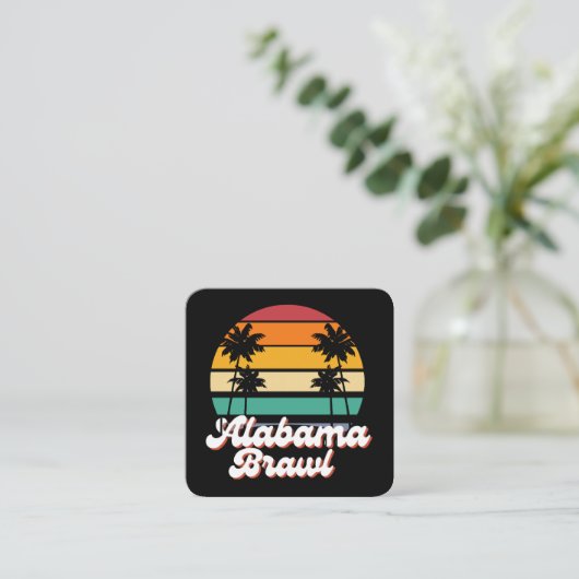 アラバマ乱闘 スクエア名刺 (スタンド正面)