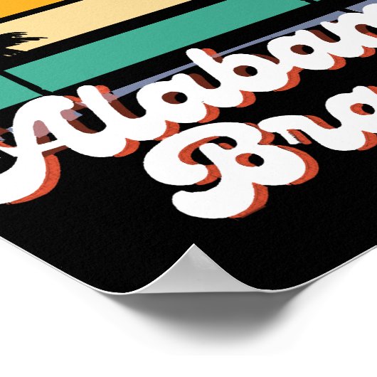 アラバマ乱闘 ポスター (角)