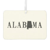 アラバマ名州文字 カーエアーフレッシュナー (裏面)