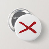 アラバマ国旗のボタン 缶バッジ (正面&裏面)