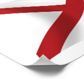 アラバマ国旗のポスタープリント ポスター (角)