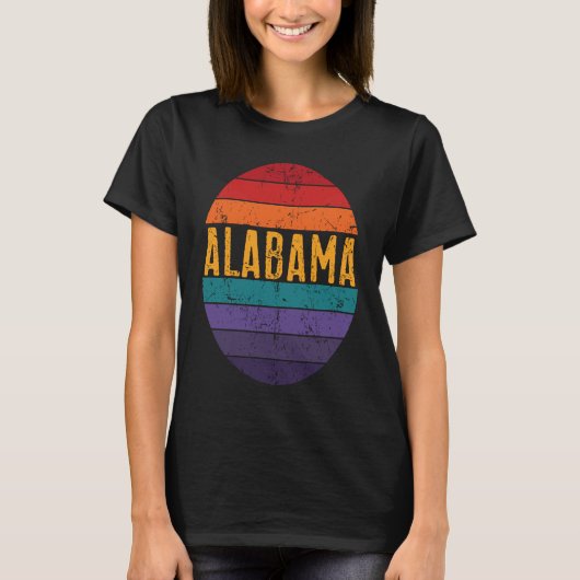 アラバマ太平洋コーストサンセット5 動揺して Tシャツ (正面)