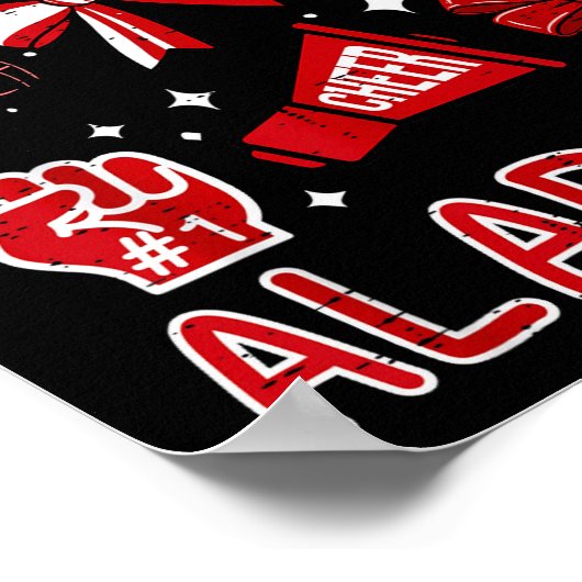 アラバマ女子キッズボーイズガールズユース10代のメン ポスター (角)