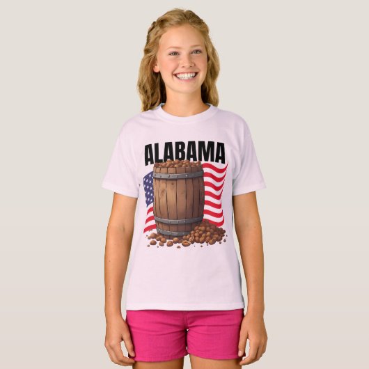 アラバマ娘Tシャツ Tシャツ (正面フル)
