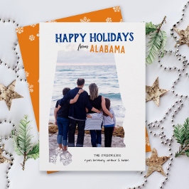 アラバマ州からのホリデーシーズンのご挨拶 - Alabama One Photo シーズンカード