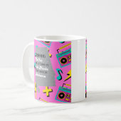 アラバマ州でのコーヒーと80年代の音楽 コーヒーマグカップ (正面左)