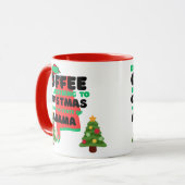 アラバマ州のクリスマスミュージックとコーヒー マグカップ (正面左)