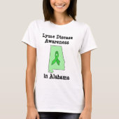 アラバマ州のライム病啓発Tシャツ Tシャツ (正面)