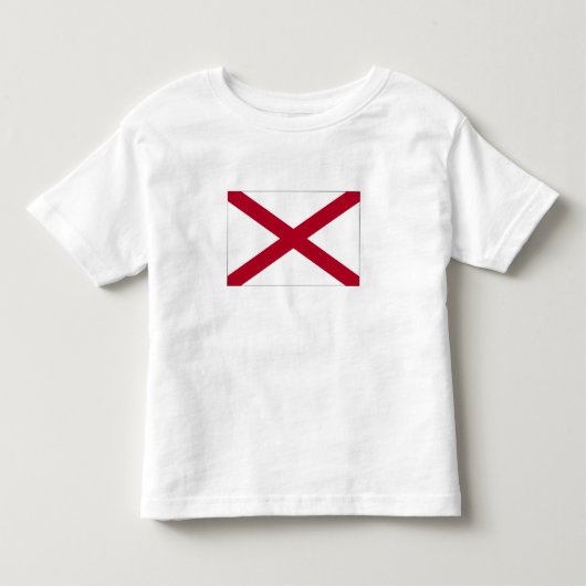 アラバマ州の旗 トドラーTシャツ (正面)