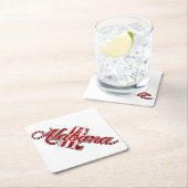 アラバマ州の概要 スクエアペーパーコースター (インサイチュ)