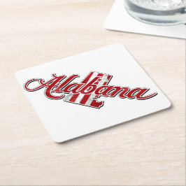 アラバマ州の概要 スクエアペーパーコースター