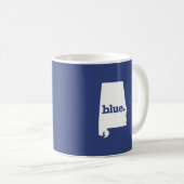 アラバマ州の民主党員 コーヒーマグカップ (正面右)