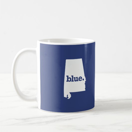 アラバマ州の民主党員 コーヒーマグカップ (左)