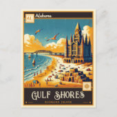 アラバマ州ガルフ・ショアーズ |ヴィンテージ ポストカード (正面)