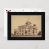 アラバマ州キャピタル建物モンゴメリーポスト ポストカード (正面/裏面)