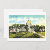アラバマ州キャピトルインモンゴメリヴィンテージ ポストカード (正面/裏面)